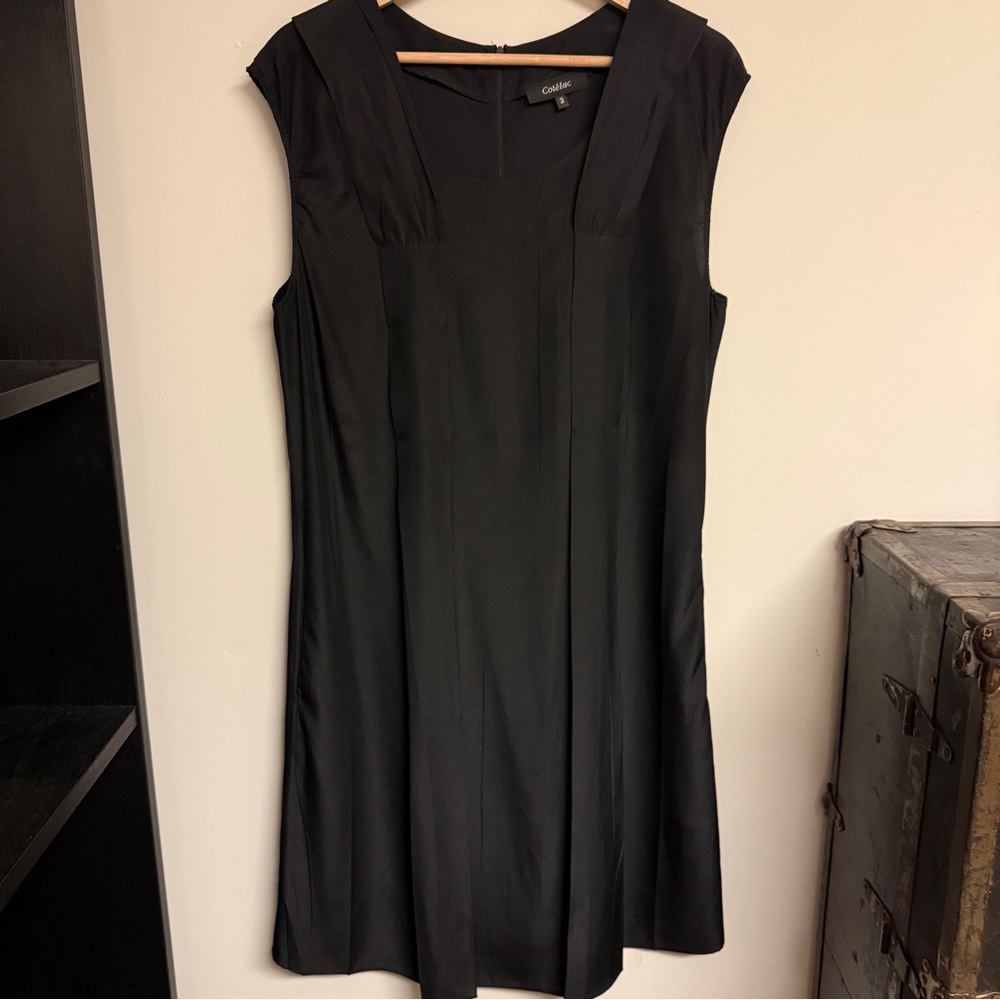 Cotélac Black Silk finish dress size 3